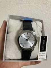 SEIKO Watch Men's SCXP031 Black Analog Quartz Cowhide Leather