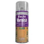 Clear Gloss Yacht Varnish Spray All Purpose Interior Exterior Wood Paint 400ml