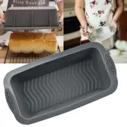 Silicone Loaf Tins Rectangle Bread Pans Non-Stick Baking Mould Bakeware Mold NEW