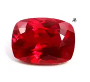 CERTIFICATE Incl.* 16.05ct Emerald Natural Unheated Red Ruby Gemstone, Burma