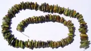 65 grams rare GASPEITE tumbled nice BEADS 16 inch strand NATURAL colored stone