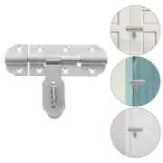 1 Set Stainless Steel Door Bolt Slide Latch Barrel Bolt Lock Heavy Duty