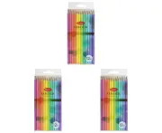 3x 12pc Jasart Studio School Artist Art/Craft Colour Pencil Set Non-Toxic Pastel