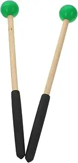 COOPHYA 1Pairs Tongue Drum Mallet Lightweight Percussion Drumsticks for Marimba Tongue Drums Durable Handle Ball for Musicians Practice Sessions