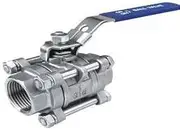 Ball Valve SS 3 Piece Full Bore with Locking Device BSP - 80mm