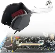RiAiCiING Cold Air Intake Kit with Heat Shield Fit for 2018-2023 Jeep Wrangler JL/Gladiator 3.6L V6 Silver
