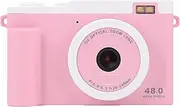 Sxhlseller 1080P Digital Camera for Photography, WiFi 48MP Vlogging Camera with LED Flash, 15x Digital Zoom Autofocus Compact Travel Cameras for Beginner (Roseate)
