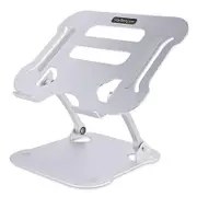 StarTech Aluminium Adjustable Laptop Stand for Desk - Silver