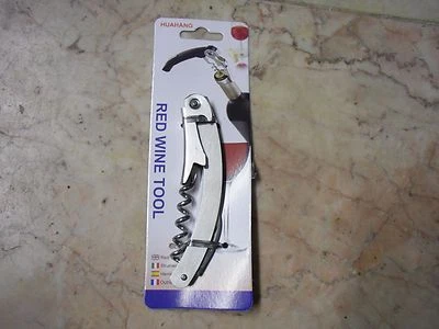 New ! Stainless Steel Metal Tool Waiters Corkscrew Wine Beer Bottle Cap Opener