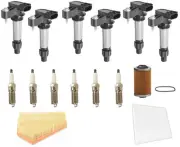 Direct Ignition Coils Spark Plugs Tune Up Kit For Cadillac CTS 3.0L 2010-2014