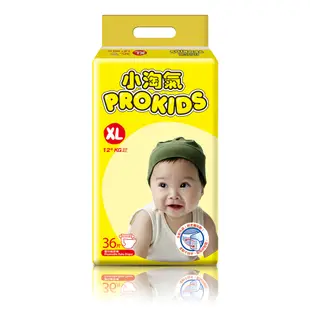Prokids小淘氣 透氣乾爽嬰兒紙尿褲/尿布(XL 36片/包購)