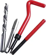 Thread Repair Tool Kit M5 M6 M8 Twist Drill Bit Screw Thread Inserts for Restoring Damaged Threads Spanner Thread Repair Bit(30pcs M5x0.8mm)