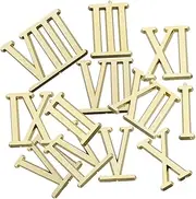 BCOATH Clock Repair Kit Roman Numerals Display Electroplated Numerals (3cm) for Accurate Reading