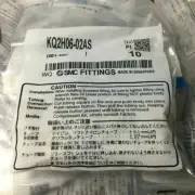 10 pcs SMC KQ2H06-02AS Trachea Connector NEW