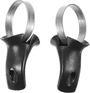 VANZACK 1 Pair Bicycle Handle Grip Mountain Bike Bar Ends Riser Handlebars Bike Handlebar Plugs Handlebar Extension Cycling Handles Bicycle Bar Ends Extender Light Metal