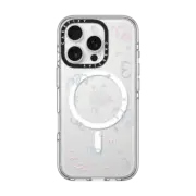 iPhone 16 Pro Clear Case MagSafe Compatible Transparent Confetti