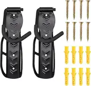 Bike Hanger WorthPlanet 2 Pack Adjustable Bike Rack Garage Wall Mount Bicycles Storage Hanger Rack Holder for Indoor Shed Garage Home W120004