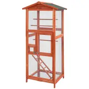 Bird Cage Wooden Pet Cages Aviary Large Carrier Travel Canary Cockatoo Parrot XL