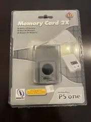 Interact PS1 Memory Card 2X 30 Blocks Of Memory Sealed
