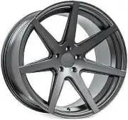 20” ROHANA RC7 MATTE GRAPHITE CONCAVE WHEELS FOR LEXUS LS460 LS600 20X9 20X10