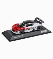 1:43 Porsche Mission R -- #01 White/Red -- Spark