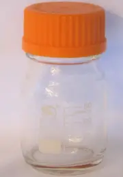 Case of 120 glass culture media medium bottle autoclavable 100 ml borosilicate