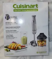 New Cuisinart Smart Stick Variable Speed Hand Blender 400W 4 Cup Chopper & Bowl