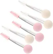 Vaguelly 6pcs Double Head Eyebrow Makeup Sponge Brush for Women Dual Ended Applicator with Soft Sponge and Eyebrow Brush Travel Friendly Cosmetic Tools