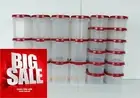 Tupperware MM Oval-Round Small Size Cranberry Pantry Set of 31 + Free Shipping