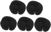 CANIGHT 5pcs Small Hair Bun Maker Donut Hair Accessory for Women Versatile Styling Tool for Bridal for Creating Elegant Buns Ponytails