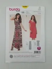 Burda Sewing Pattern 6606 Women's Dress Pattern Size US 6-18 EUR 16-22 NEW