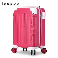 在飛比找Yahoo奇摩購物中心優惠-Bogazy 繽紛蜜糖 18吋霧面行李箱(亮麗桃)