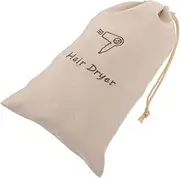 Hair Blow Dryer Hair Dryers Hair Dryer Bag Drawstring Hair Dryer Carrying Bags Hair Dryer Retractable Cord Hair Dryer Storage Bag Linen Retractable Cable Travel Portable