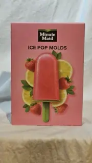 Minute Maid Ice Pop Molds Makes 6 Ice Pops NIB Red.