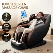 Electric Massager Chair Full Body Relaxing Zero Gravity Recliner Shiatsu Neck Shoulder Back Leg Foot Heating Vibration Kneading Airbags with Cover