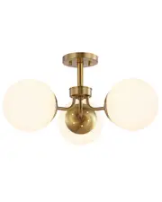 JONATHAN Y Olivier 23.5in 3-Light IrLED Semi Flush Mount