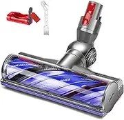 Upgrade Anti-Tangle Vacuum Head Replacement for Dyson V7 V8 V11 V10 Cyclone V15 Animal Cordless Vacuum Cleaner Quick Release Motor-Head Roller Brush for Dyson Vacuum Attachments Parts