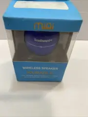 Southwest Mini Blue Portable Bluetooth Speaker Sound & Bass