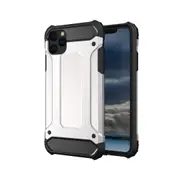 2PCS Shockproof Armor Phone Case for Redmi Note 8T Back Cover Coque for Redmi Note 8T - Silver Redmi Note 8T