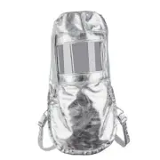 Aluminum Foil Heat Cover Welder Face Cover Professional Fire Resistant Face Hood