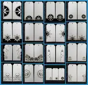 White Chipboard Embellishments - Tags - Collection One