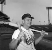 Dick Williams 1961 1 Baltimore Orioles Baseball Old Photo