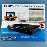 Coby Digital TV Converter Box DTV102 New In Sealed Box HDTV To Analog Conversion