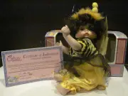 RARE Cathay Collection porcelain Bev doll in Bumble Bee Outfit #1063/5000 Lmt ED