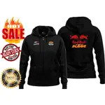 夾克 HOODIE 拉鍊連帽衫KTM MOTORSPORT 衛衣全拉鍊 BLACK.HOODIE LOGO PRINT