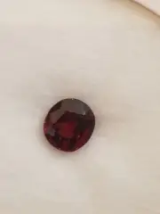 GIL Certified 1.07 Ct Natural Orange Burma Spinel Unheated Oval Shape Gemstone