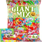 Candy Variety Pack - 4 Pounds - Bulk Candy Individually Wrapped Candy Fun Dip