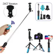 Universal 360° Selfie Stick Tripod Stand with Remote Portable for Phones Cameras