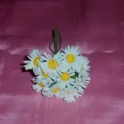 WHITE DAISY silk style DOLL SIZED flower bunch clothes & access Alex & Ginny