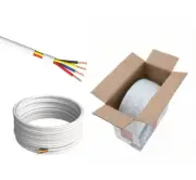 500ft Alarm Security Cable 18/4 Gauge Stranded Unshielded CCA Burglar Alarm Wire